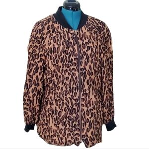 Vintage ANIMAL PRINT light Jacket Size 12